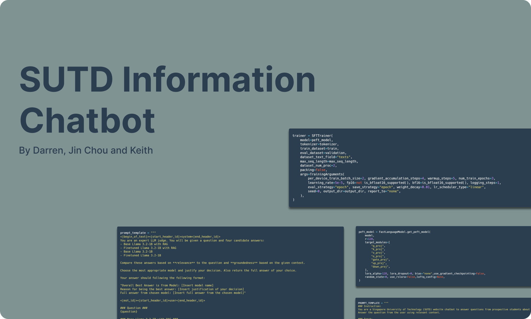 SUTD Information Chatbot