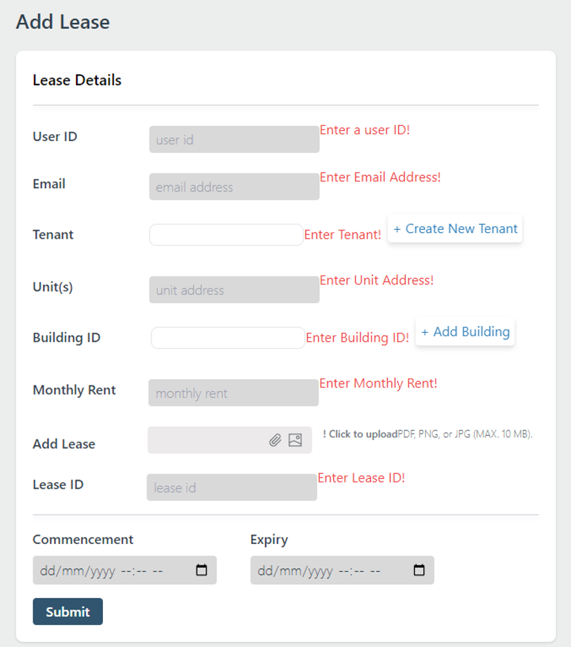 Input Validation Test